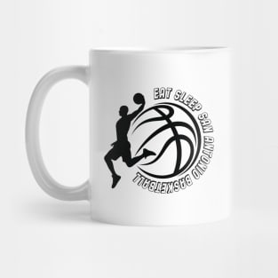 Eat Sleep San Antonio Basketball Mug